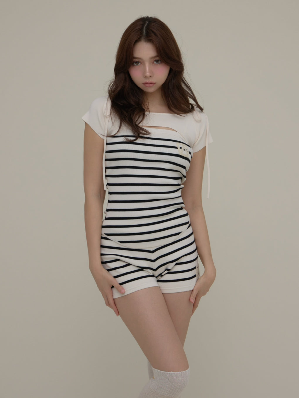 アンドマリー andmary Connie offshoulder tops ANDMARY】Connie pants set up