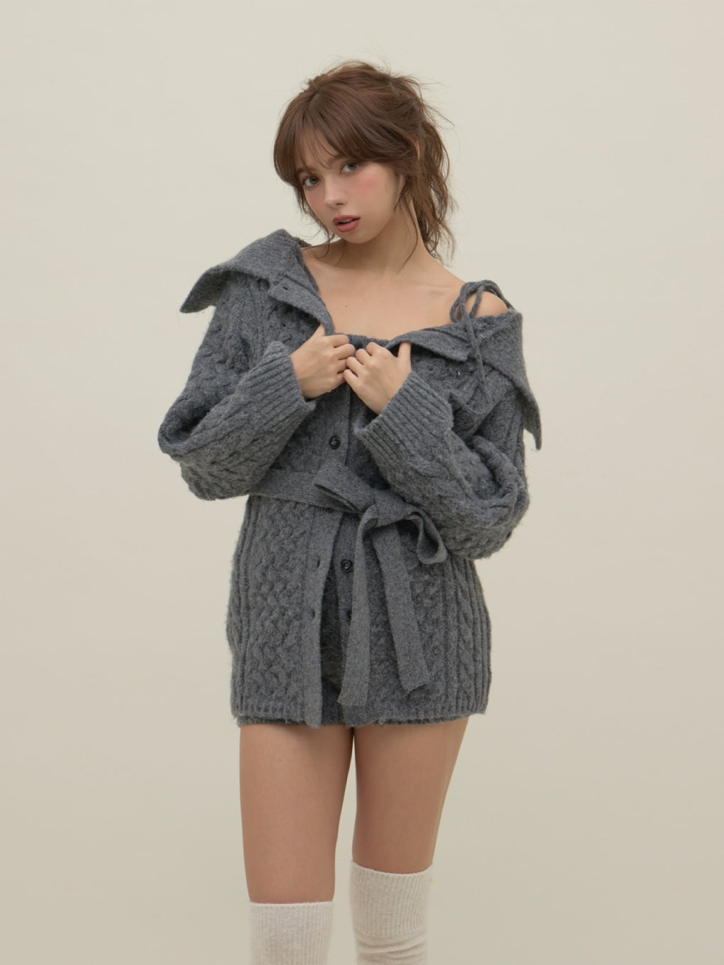 Pam cable knit set up