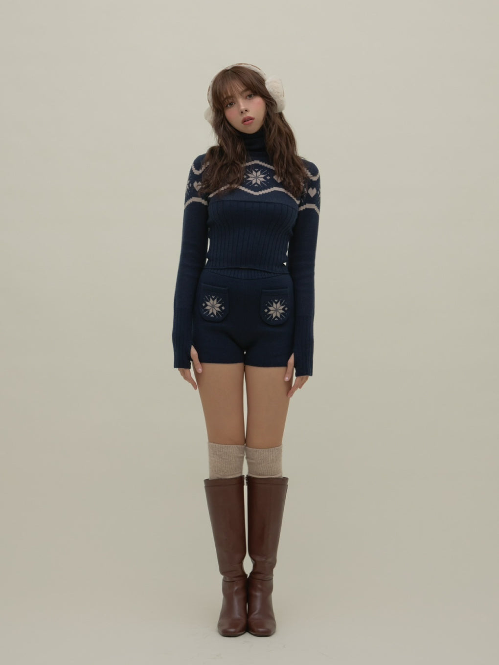 ☘️新品未使用☘️andmary Holy knit set up ANDMARY】Holy knit set up