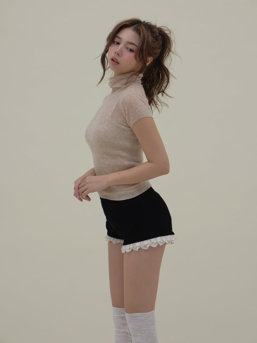 【新品タグ付】ANDMARY Baby knit babushka アンドマリー ANDMARY】Baby knit babushka