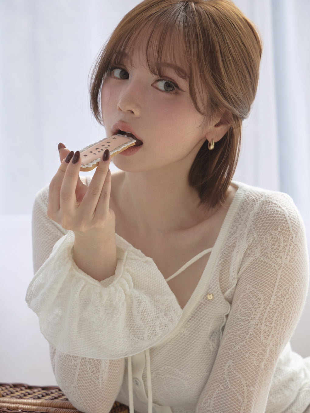 ANDMARY】Lotta frill layered dress
