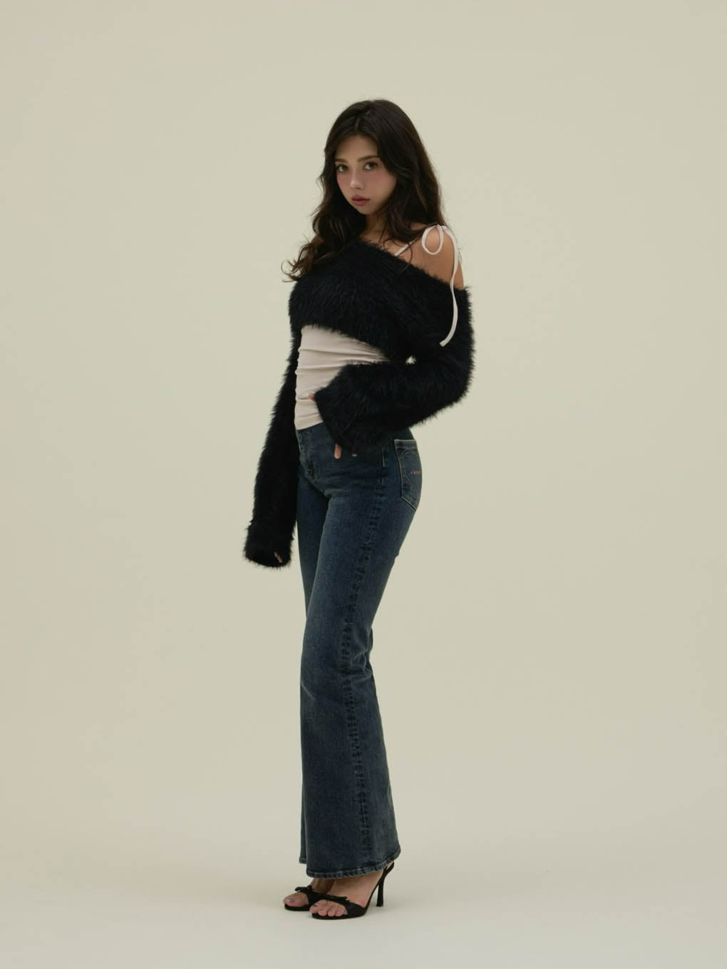 Aniya fluffy knit set