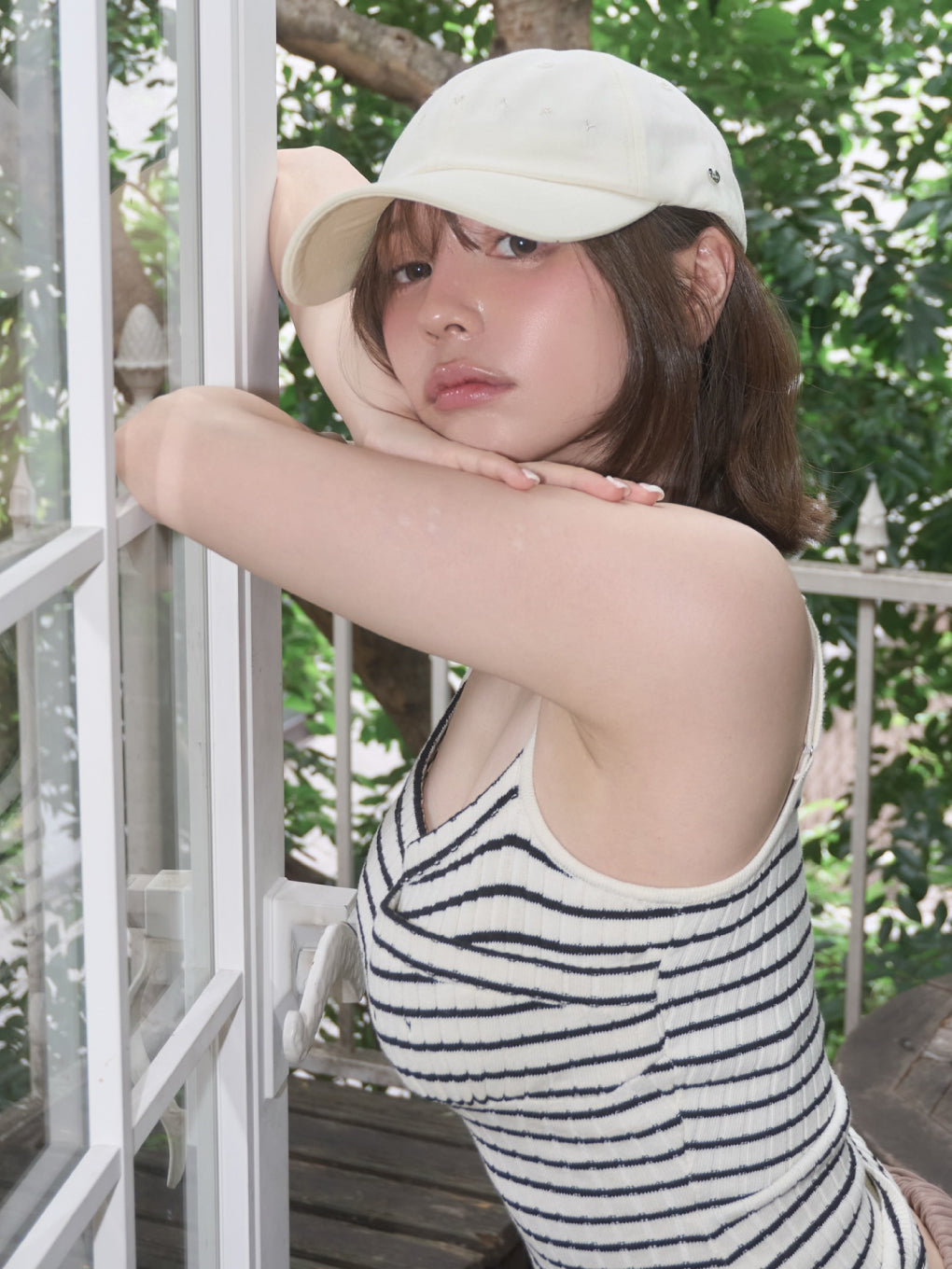 my bebe logo cap