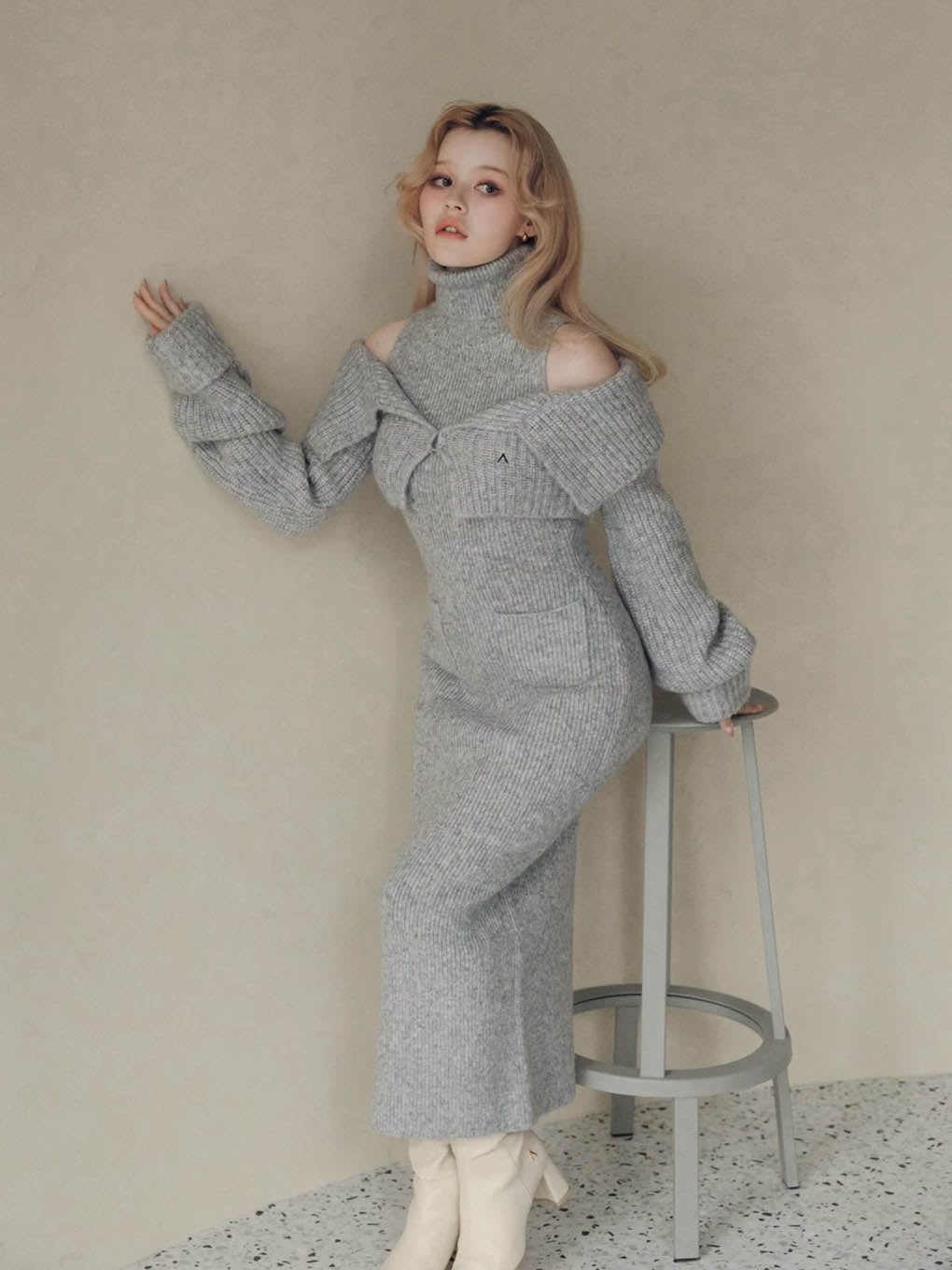 Luz knit set dress