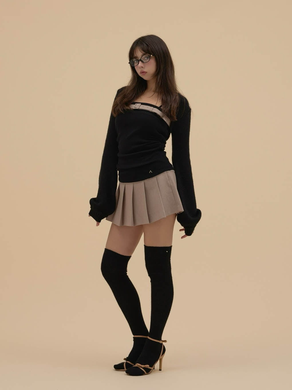 Heidi belt pleats set up