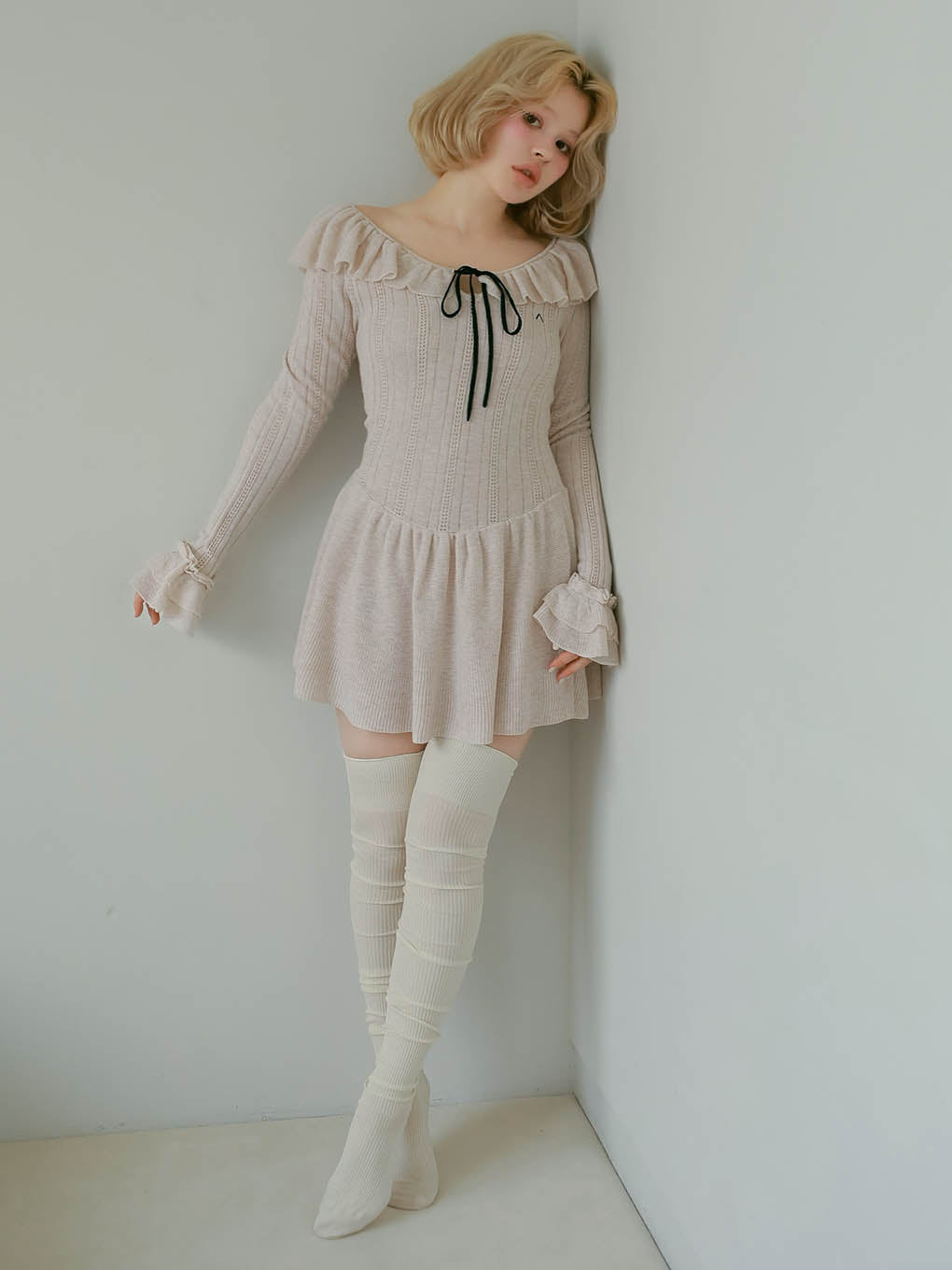 Hana knit mini dress