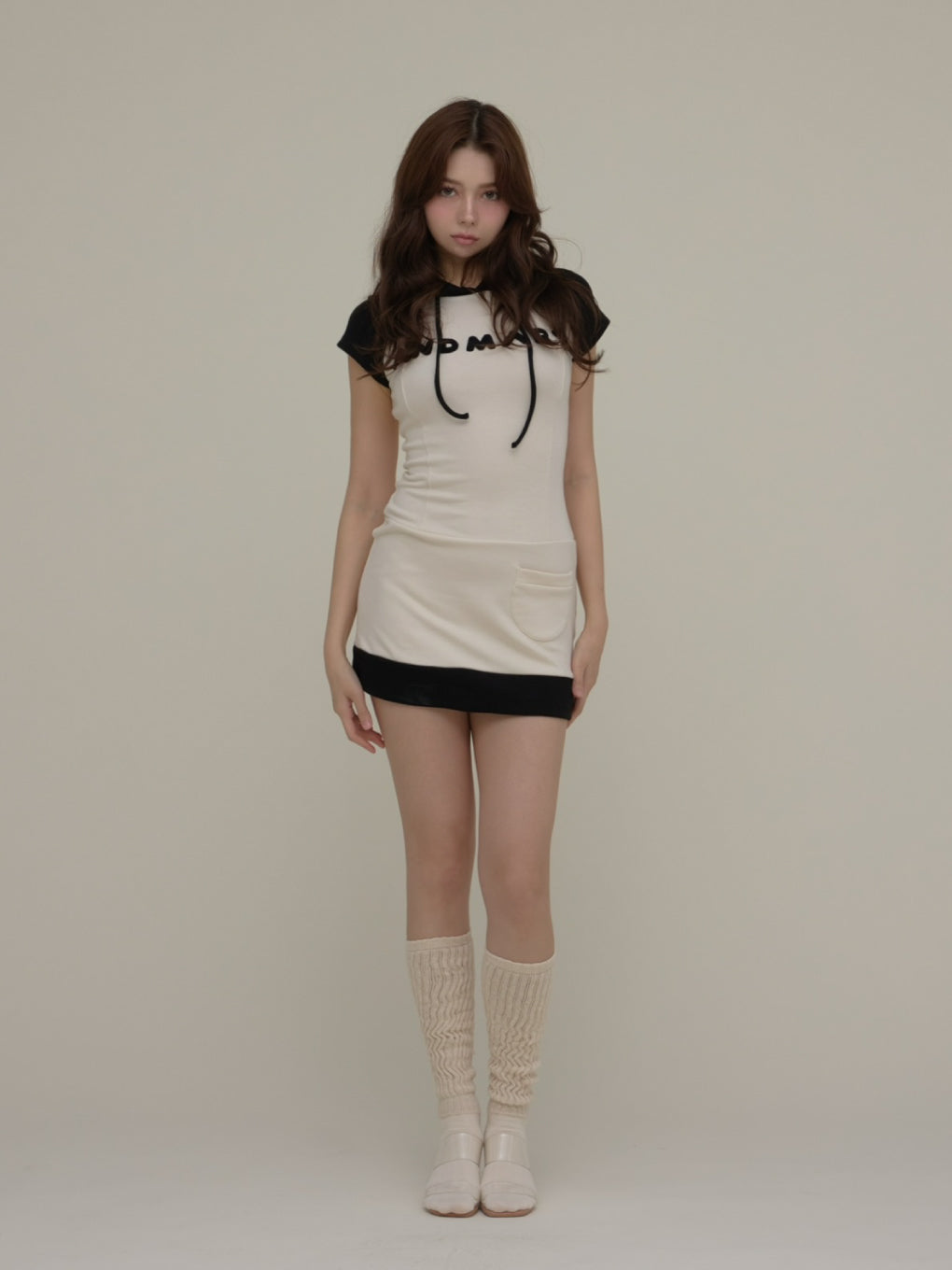 ANDMARY】Mary logo mini dress