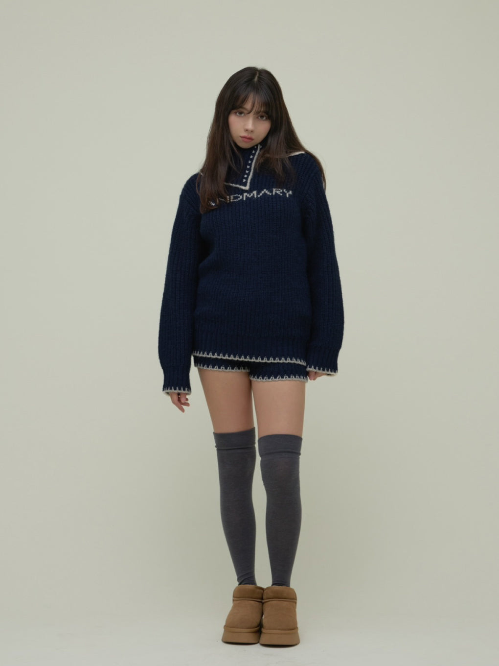 ANDMARY】Mary logo loose set up