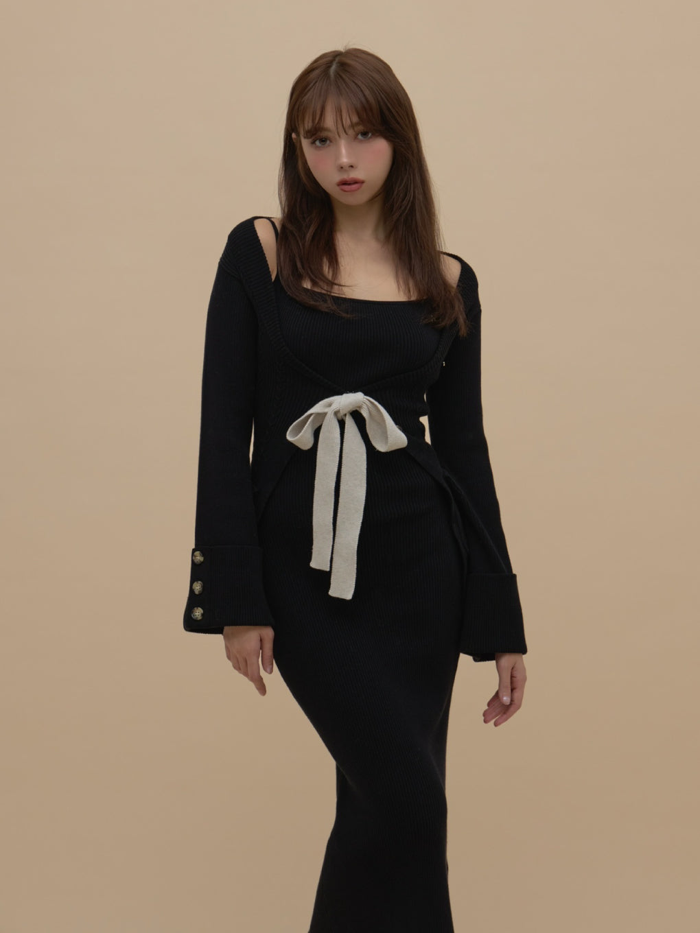 ANDMARY】Rola ribbon set dress