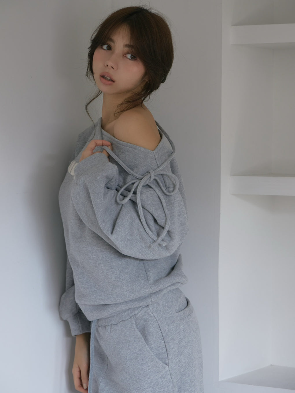 ANDMARY】Mary logo loose set up