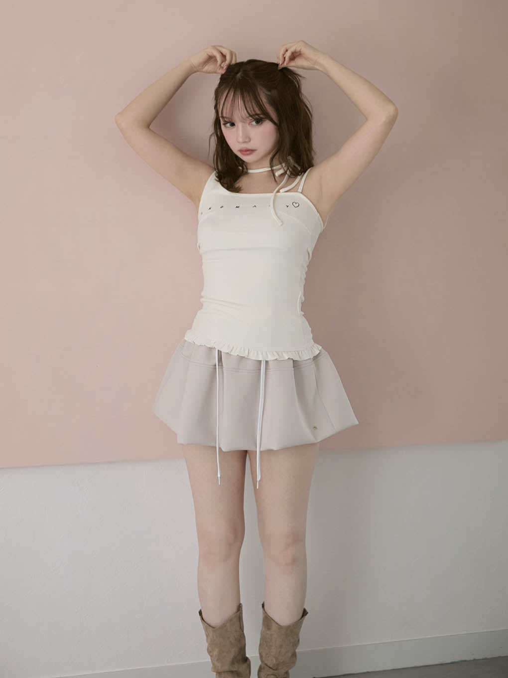 Murphy flare mini skirt