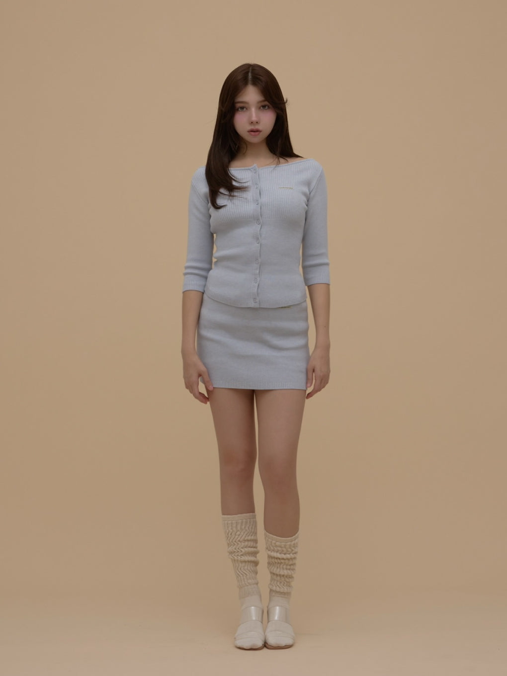 トップス ANDMARY Camila mini dress ANDMARY】Camila knit set up