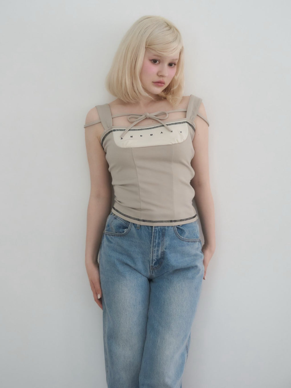 ANDMARY】Luca stitch tops