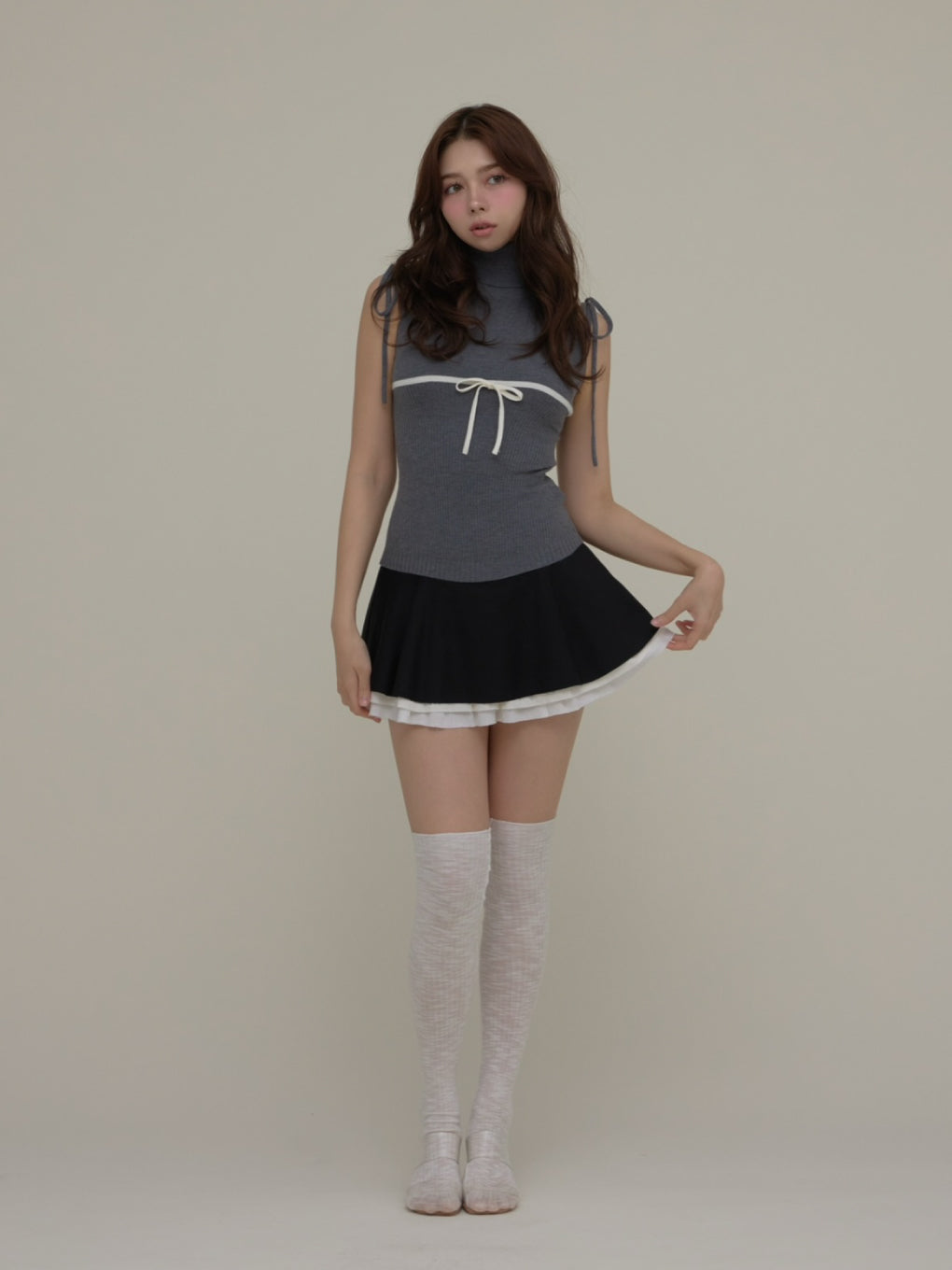 ANDMARY】Adele ribbon tank
