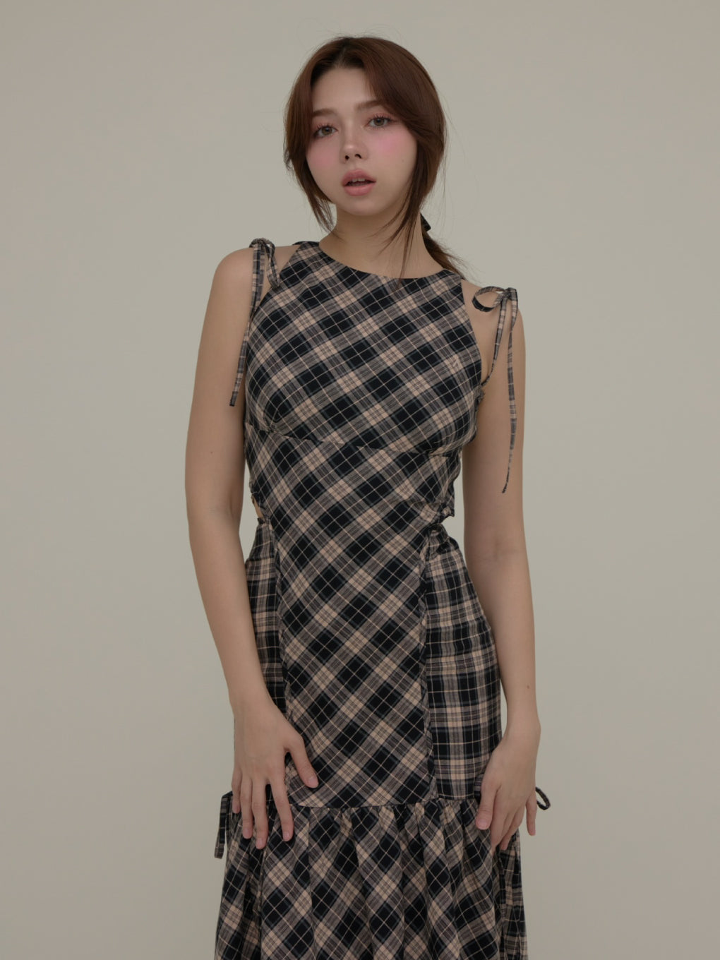 ANDMARY】Grenda ribbon long dress