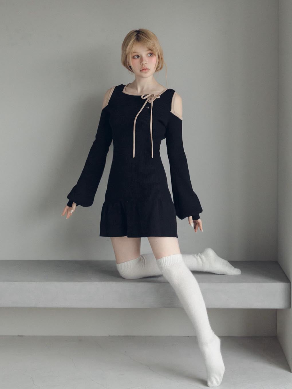 andma【新品未使用】 andmary Annie ribbon mini dress