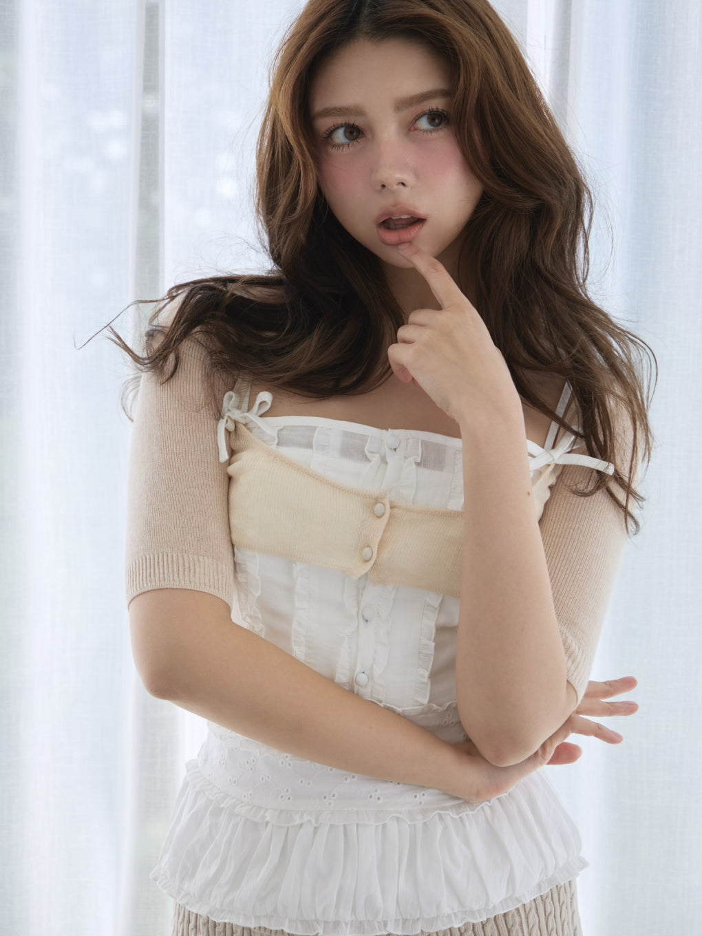 Milly frill set tops