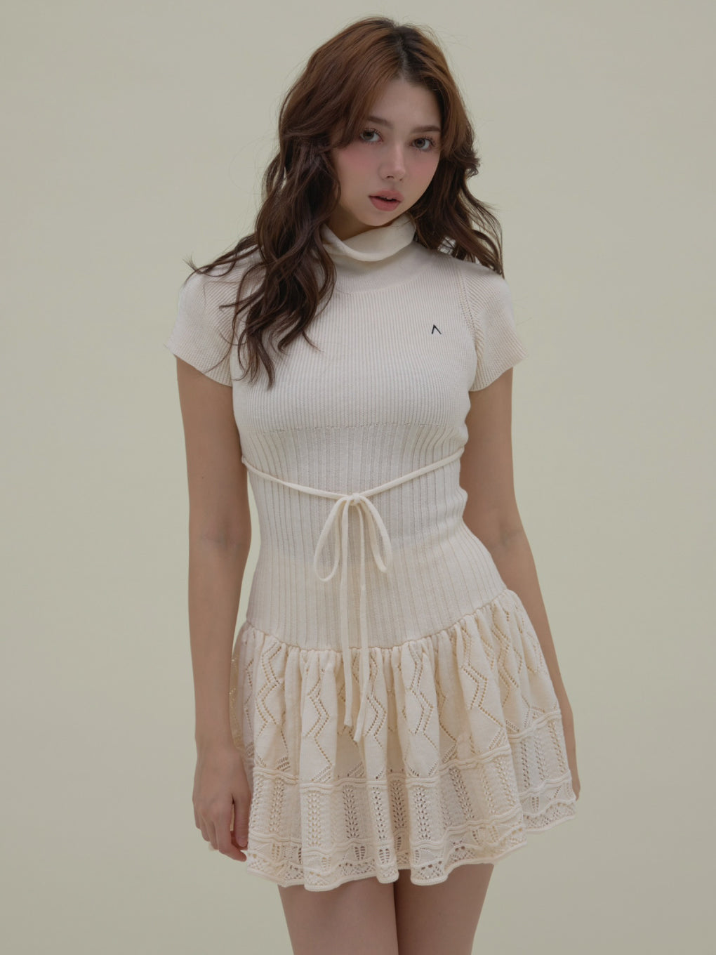 ANDMARY】Aletta frill mini dress