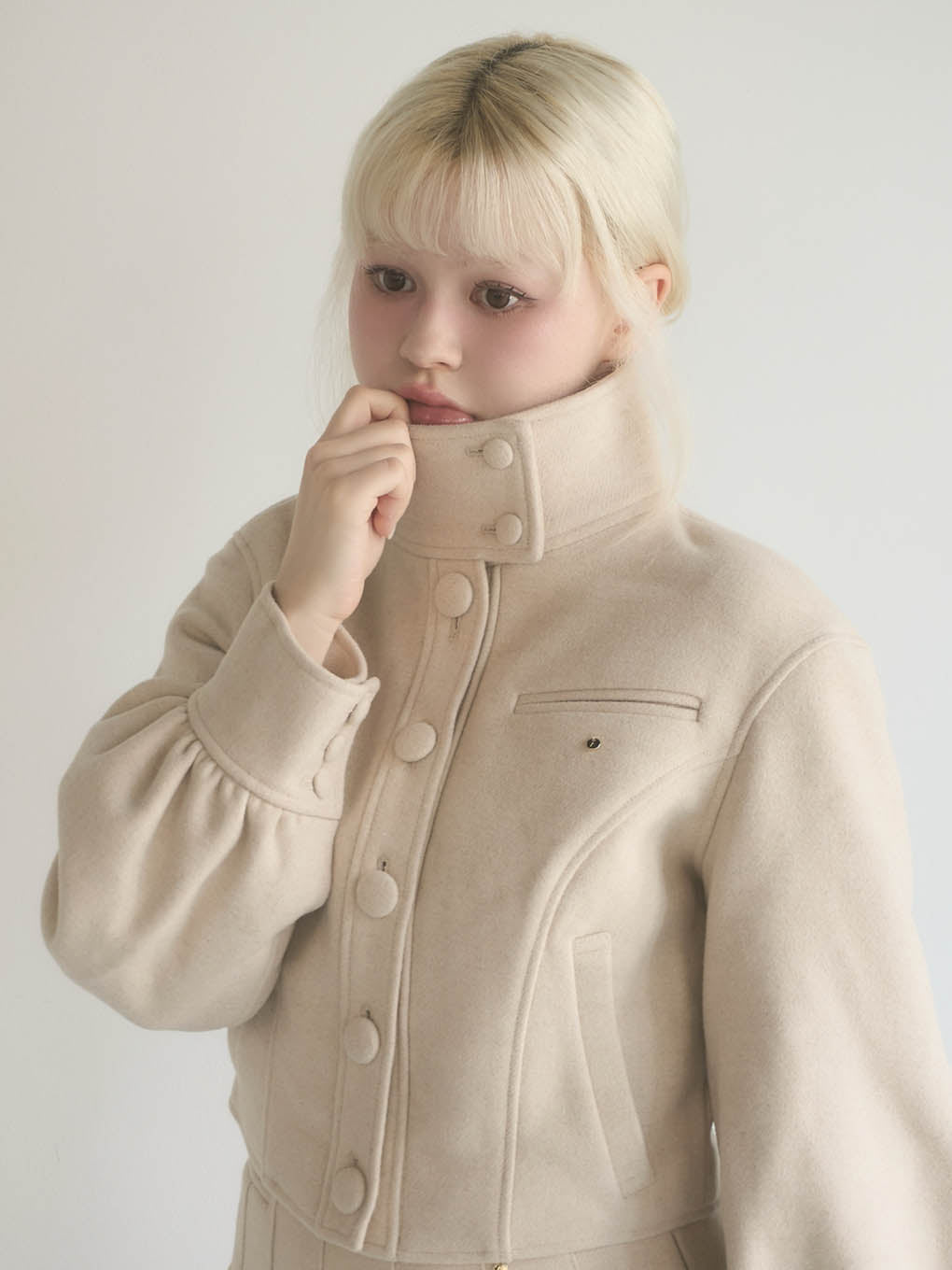 ジャケット・アウター andmary Zoey stand neck jacket Zoey stand neck jacket