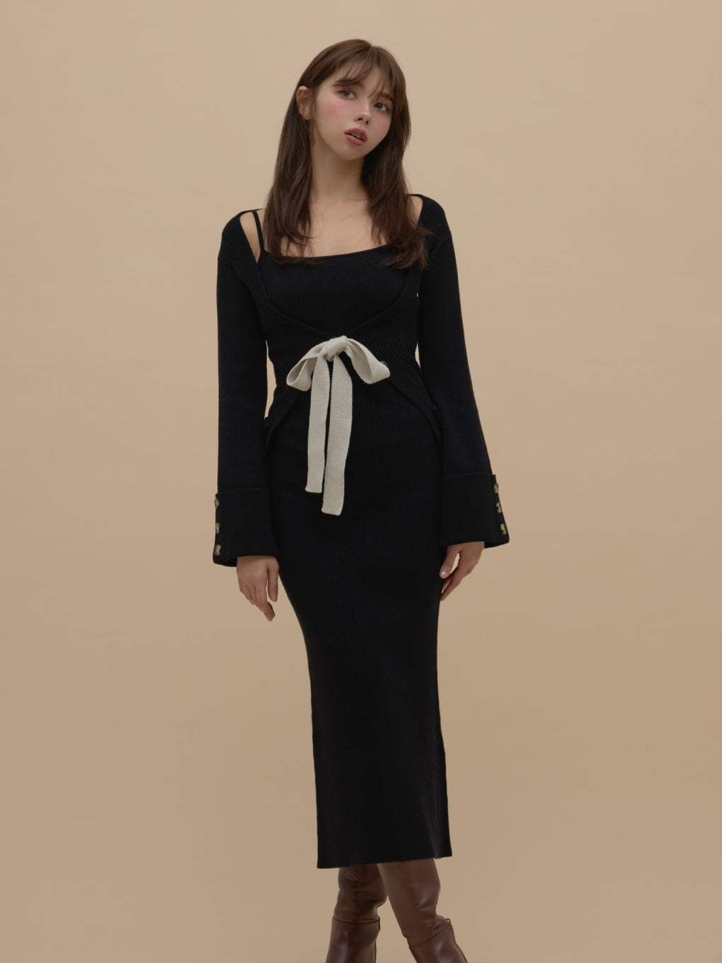 Rola ribbon set dress