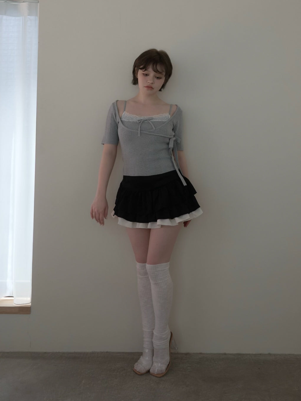 Cachecoeur lace set tops