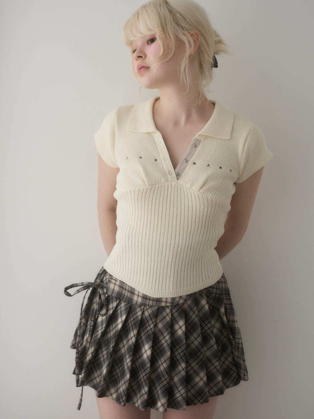 ANDMARY】Lindsay logo tops