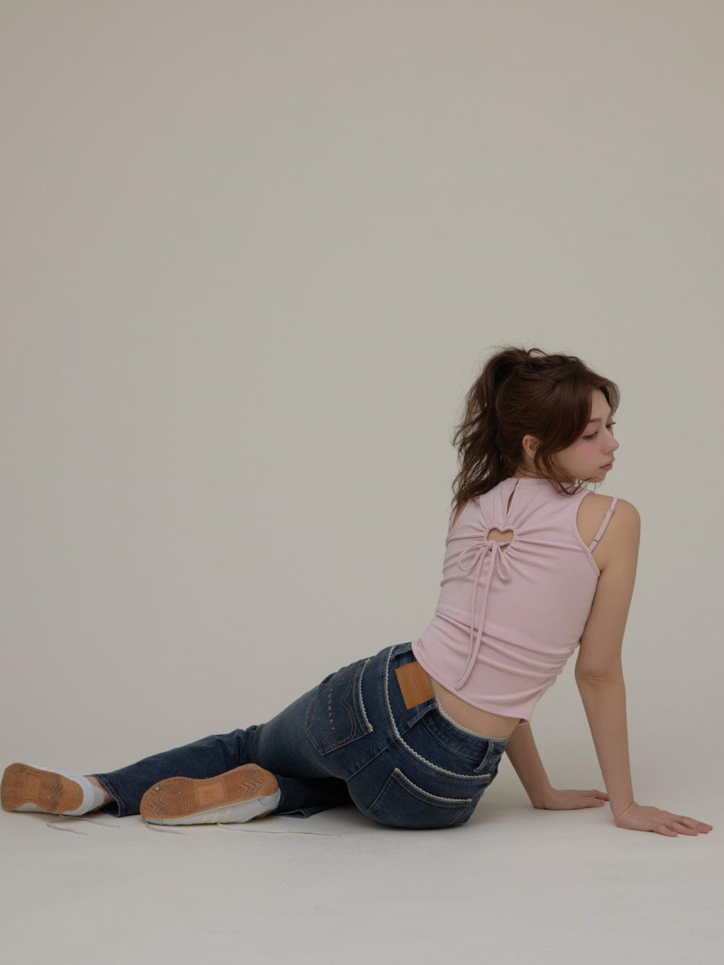 トップス andmary Heart point tops ANDMARY】Heart point tops
