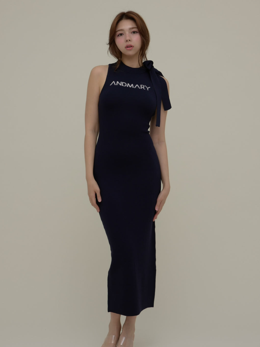 Mary logo long dress