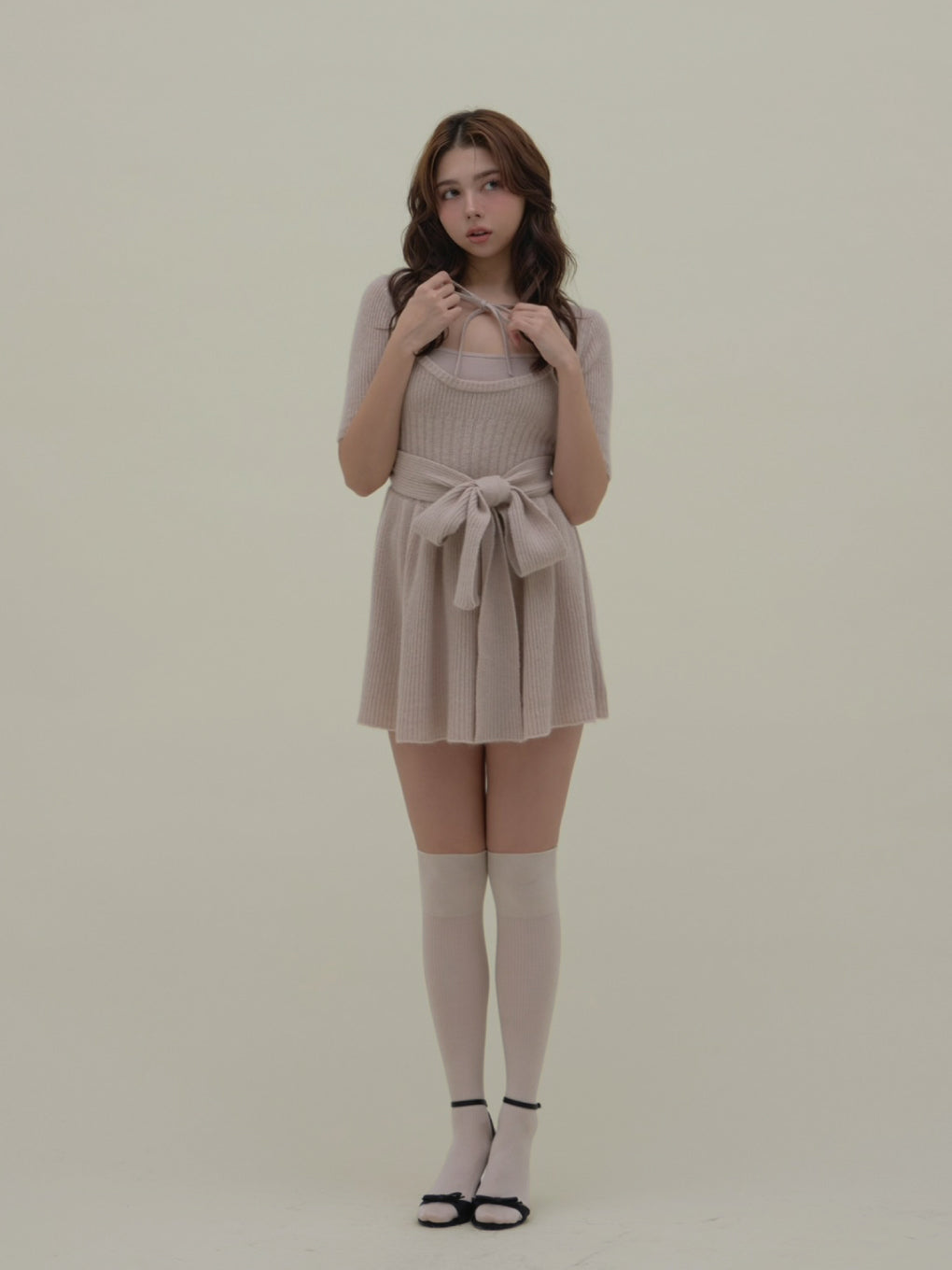 ANDMARY】Amber pants knit set up