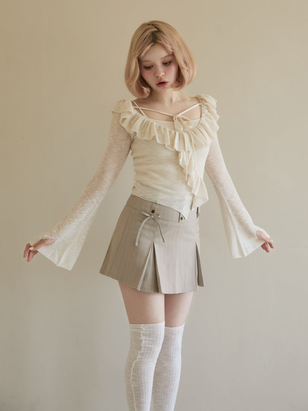 ANDMARY】Alison frill tops