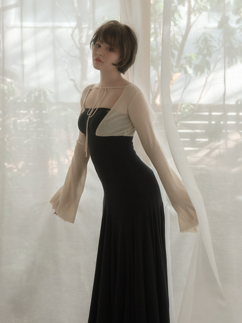 ANDMARY】Sara silky dress