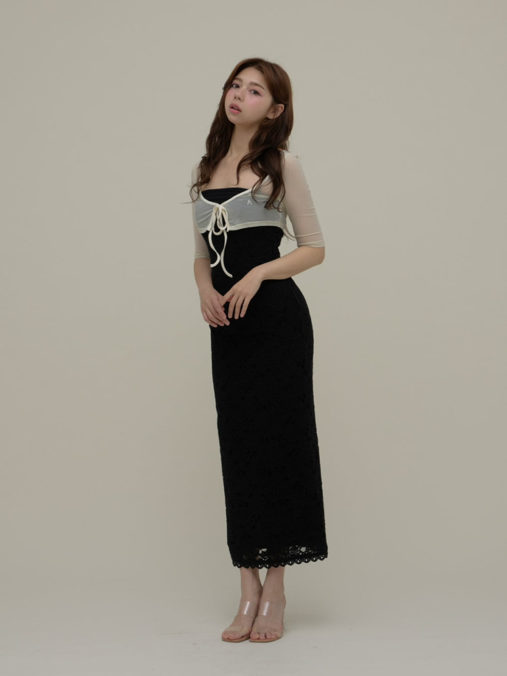 May lace long dress