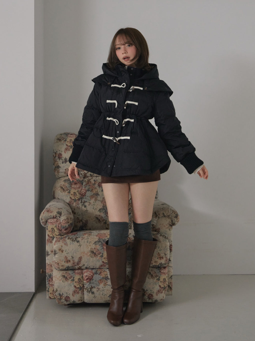 Mary quilting down jacket