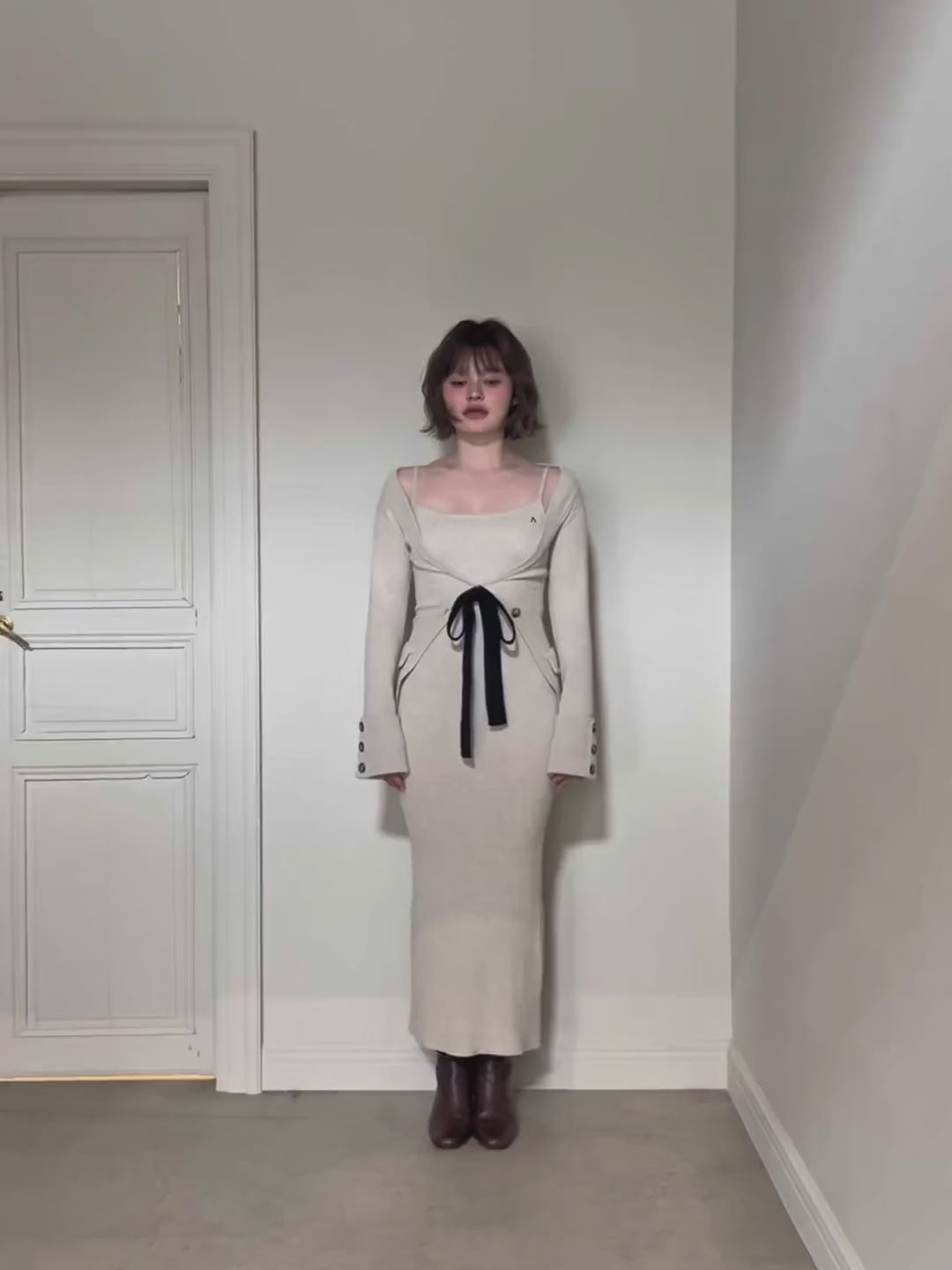 ANDMARY】Rola ribbon set dress