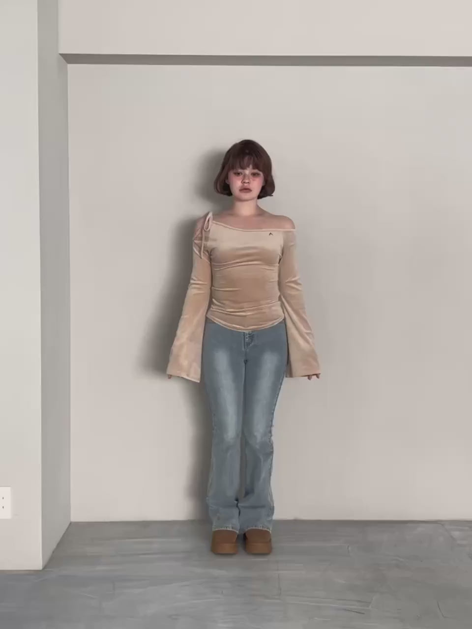 ANDMARY】Ruth velour tops