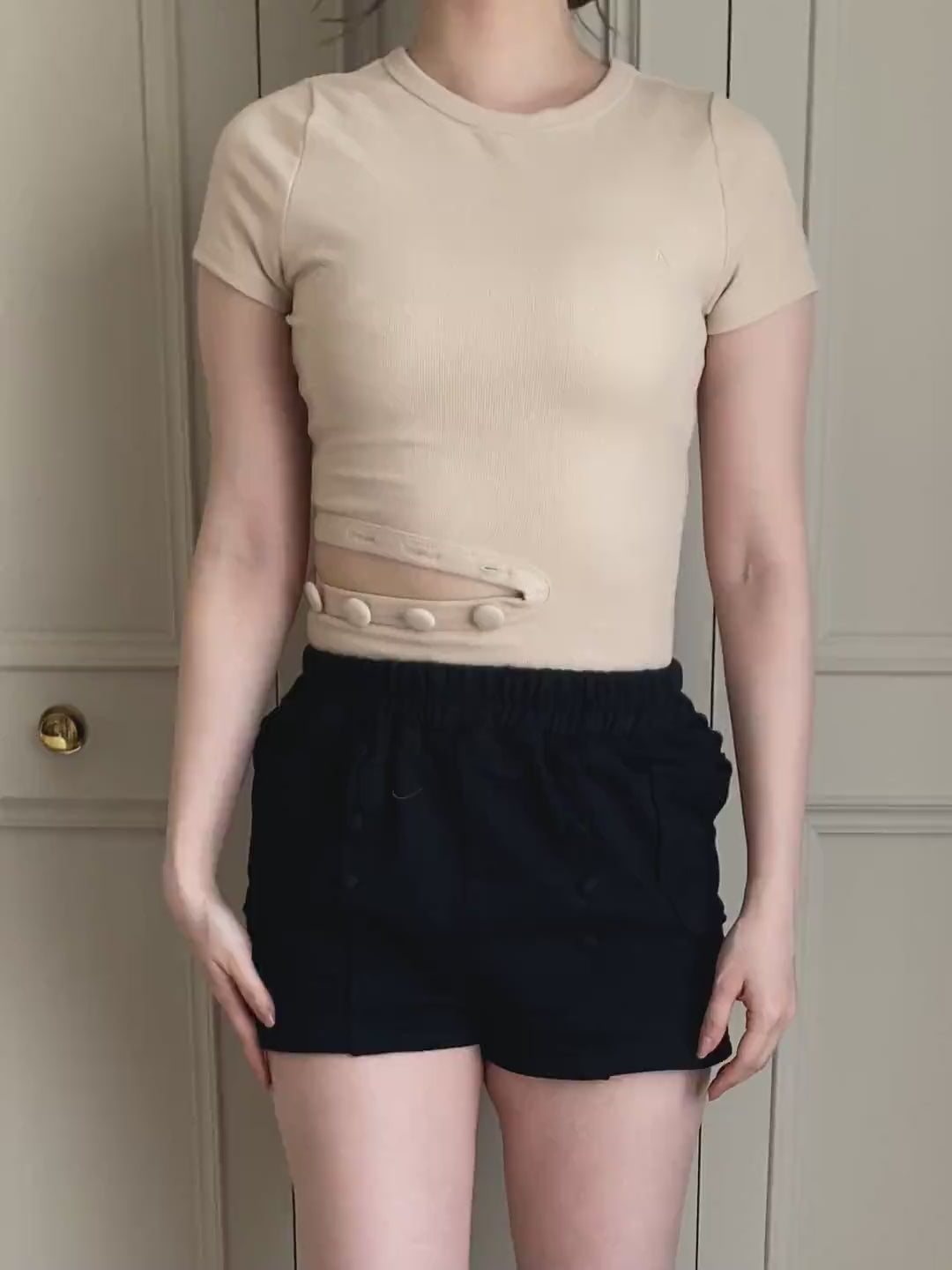 Maria Knit Top Cream - MINKPINK Official