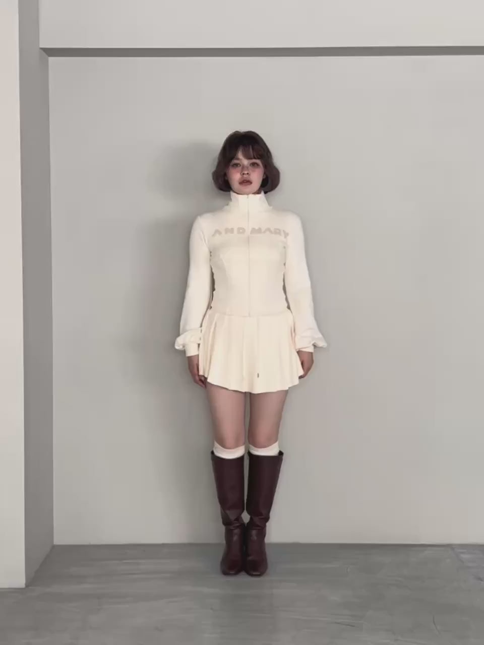 ANDMARY】Lace logo set up