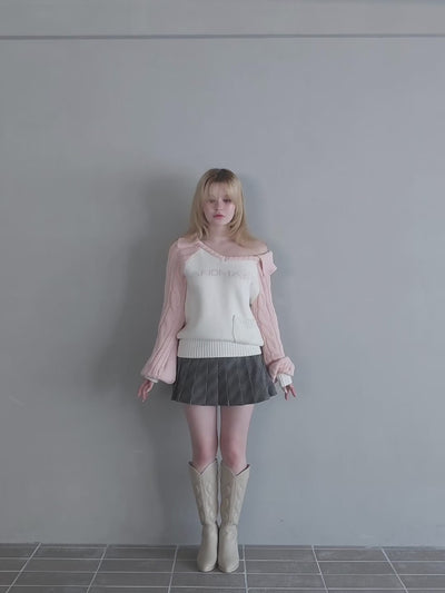 【ANDMARY】Marie knit tops