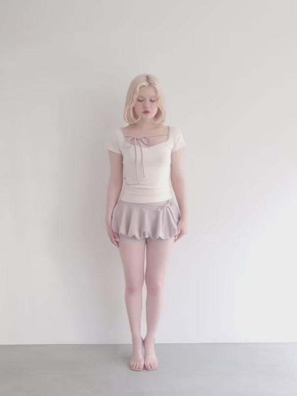 andmary Collie ribbon tops ivory - メルカリ
