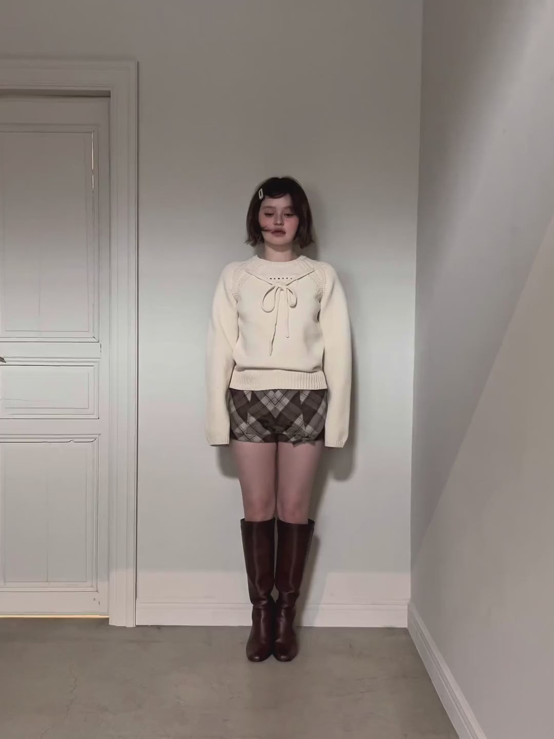 andmary Casey knit tops アンドマリー ANDMARY】Casey knit tops