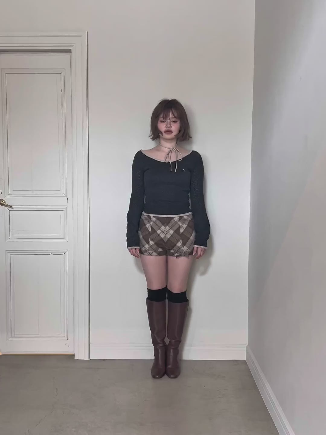 ANDMARY】Milly crochet knit tops