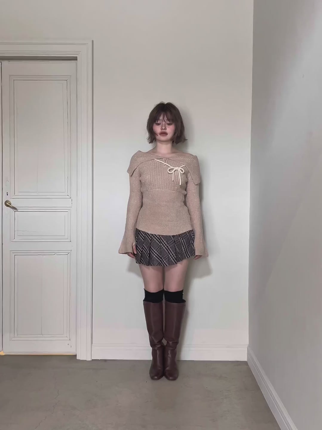 トップス andmary Flora Knit tops mdl_1_047b6575-a4ea-418e-85d9-