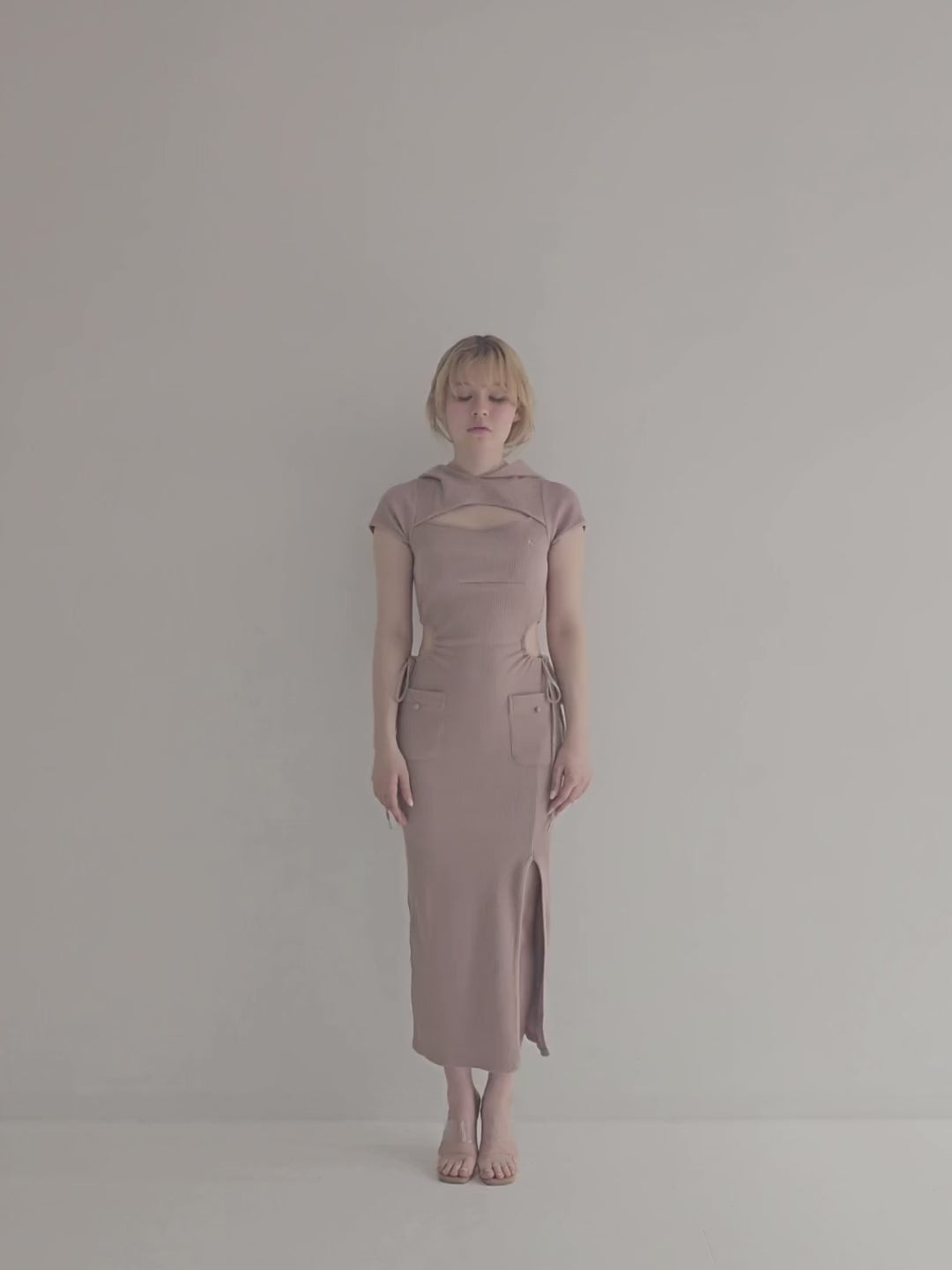 ANDMARY】Effie slit dress